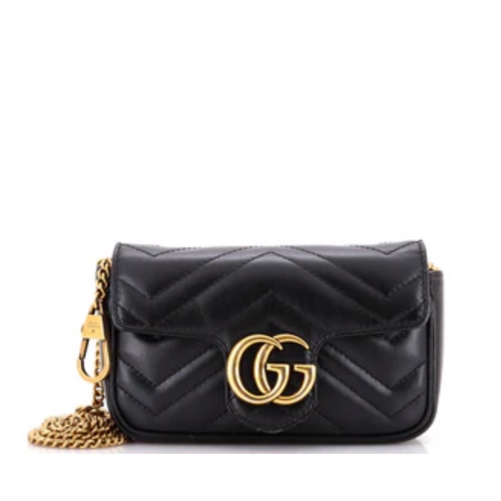 GG Marmont Flap Bag Matelasse Leather Super Mini crossbody